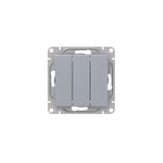 Выключатель 3-кл. СП Эпика механизм алюм. EKF UP1-SWA-31