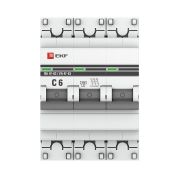Выключатель автоматический модульный 3п C 6А 4.5кА ВА 47-63 PROxima EKF mcb4763-3-06C-pro