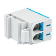 Клемма силовая вводная двойн. КСВ 16-50кв.мм син. EKF plc-kvs2-16-50-blue
