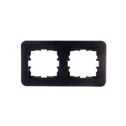 Рамка 2-м Karina Life горизонт. черн. бархат LEZARD 708-4200-147