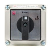 Переключатель кулачковый ПК-3-13 3П 16А «ВКЛ-ВЫКЛ» IP54 EKF pk-3-13-16