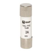 Вставка плавкая цилиндрическая ПВЦ 10х38 2А EKF pvc-10x38-2